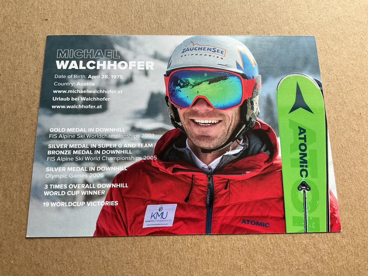 Michael Walchhofer, Austria 🇦🇹 Winter 2022/23 hand signed - Autographs-World