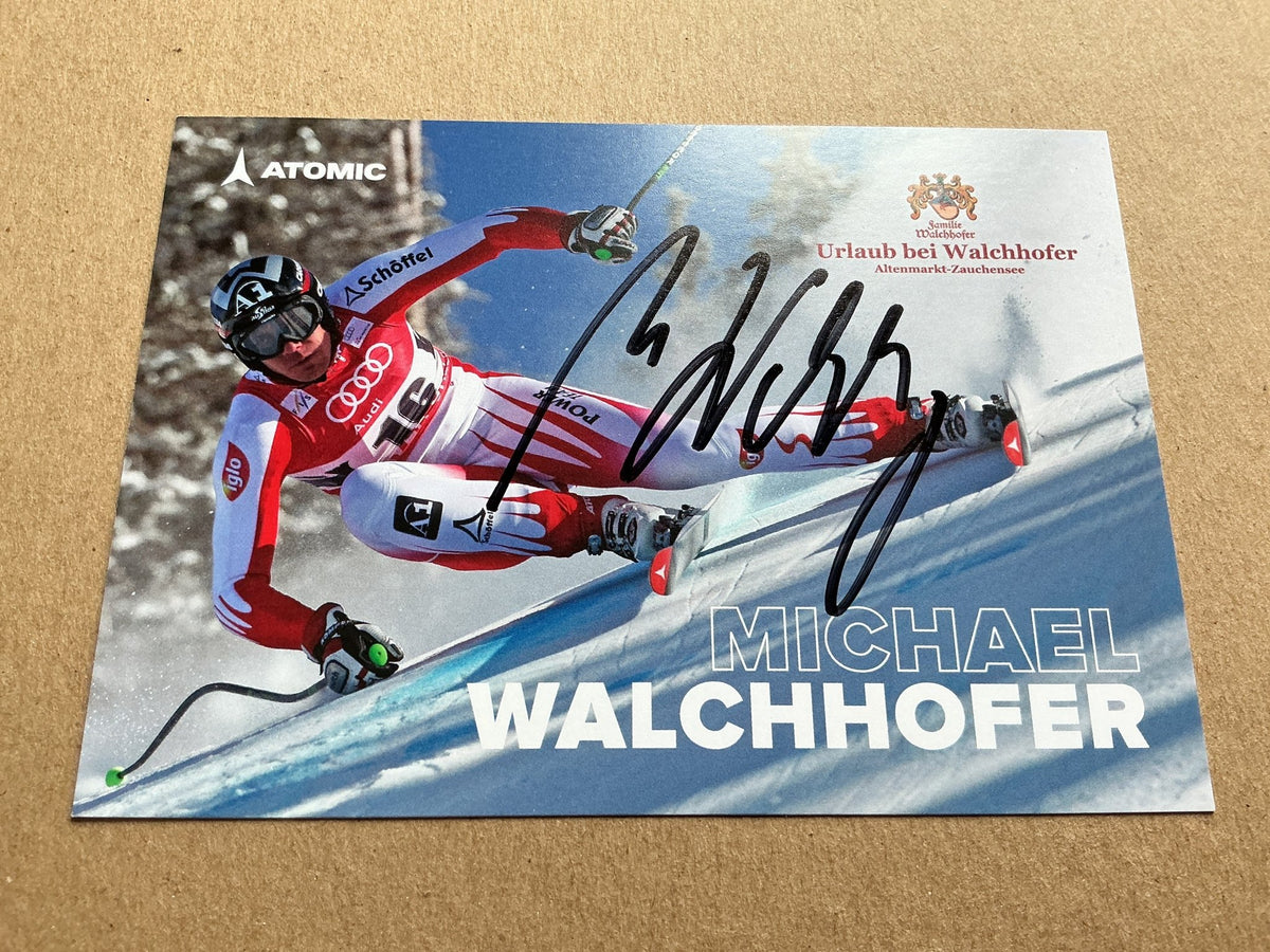 Michael Walchhofer, Austria 🇦🇹 Winter 2022/23 hand signed - Autographs-World