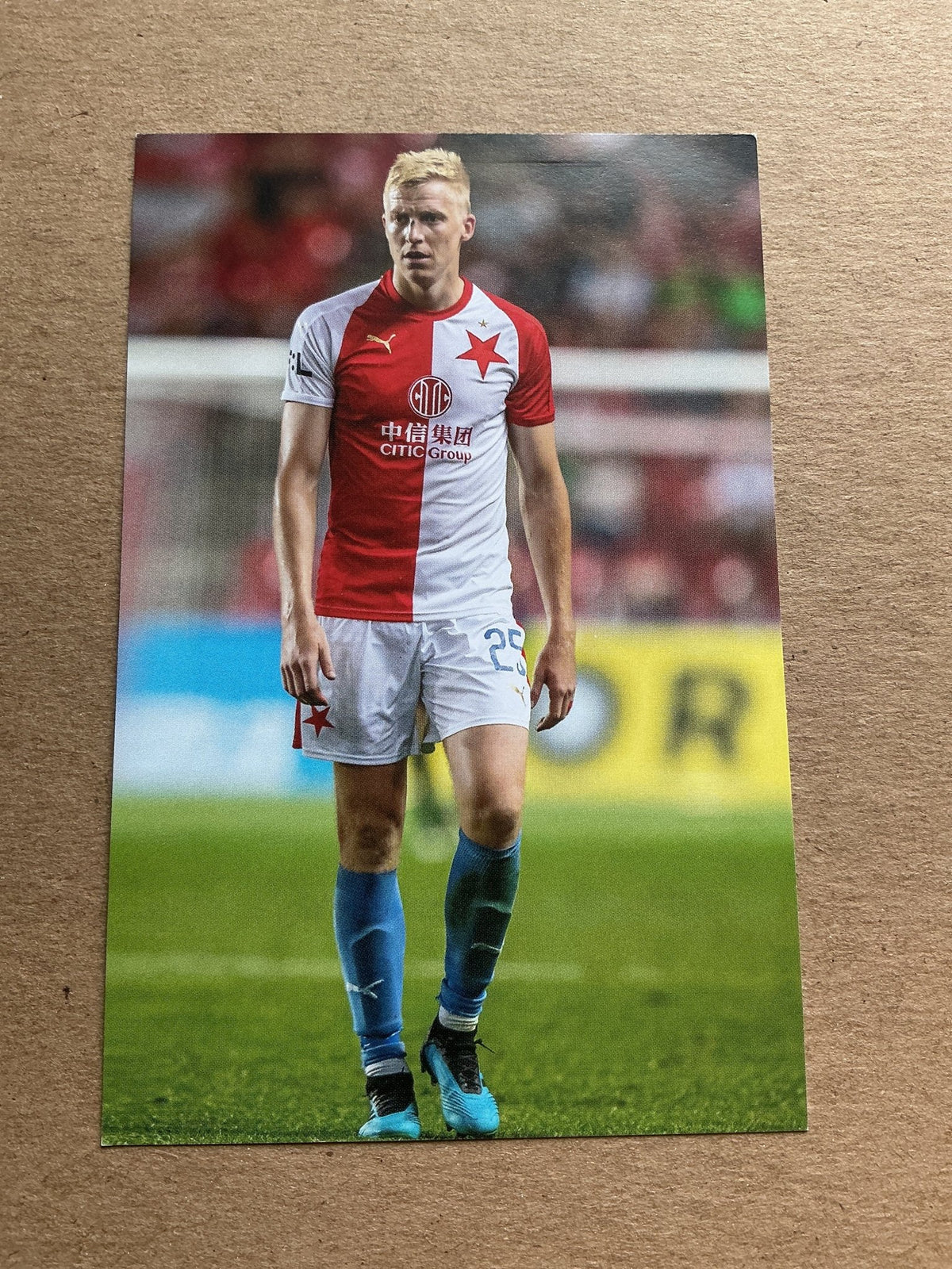 Michal Frydrych, Czech Republic 🇨🇿 SK Slavia Prague 2019/20 hand signed - Autographs-World