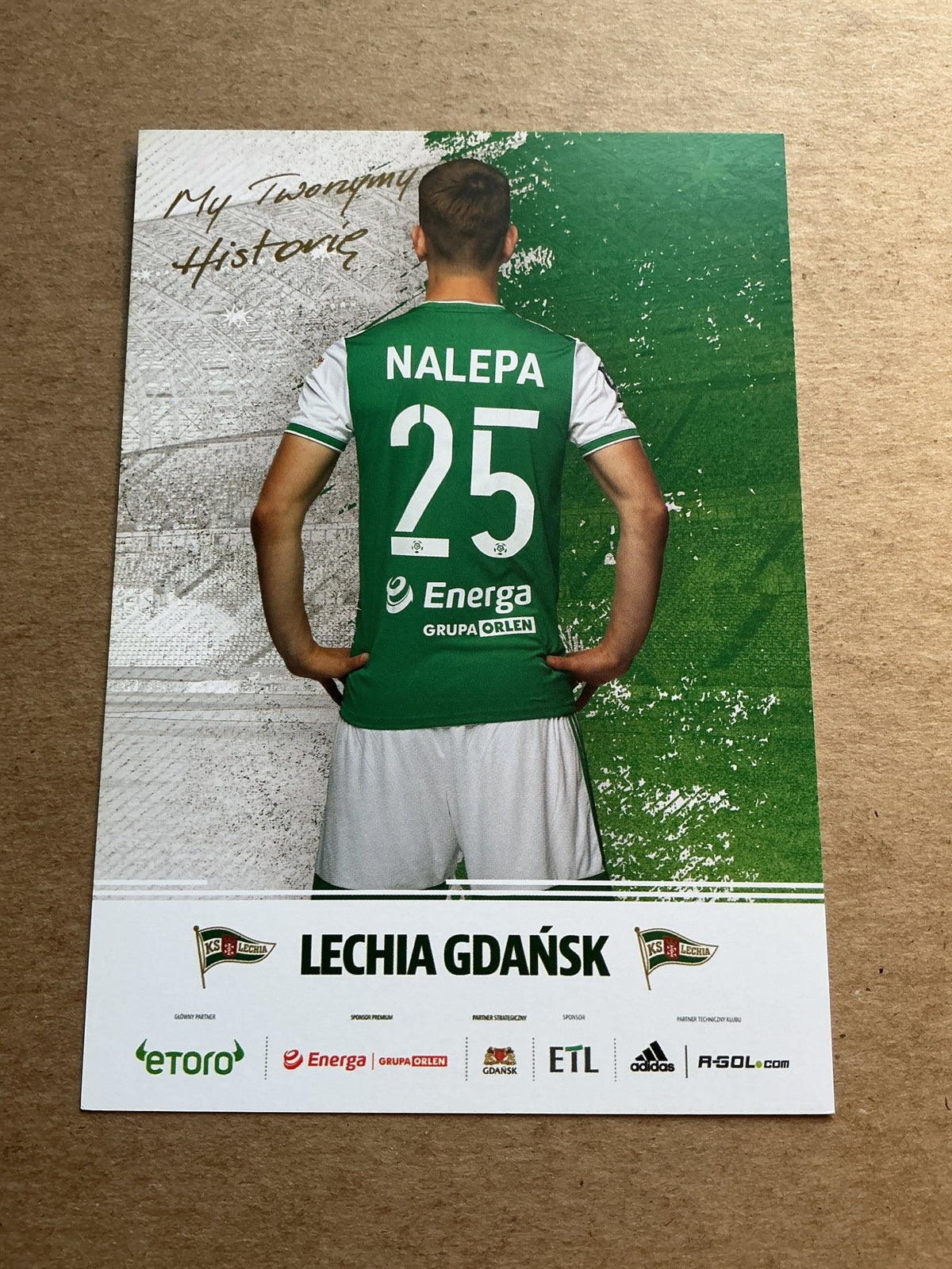 Michał Nalepa, Poland 🇵🇱 Lechia Gdansk 2022/23 hand signed - Autographs-World