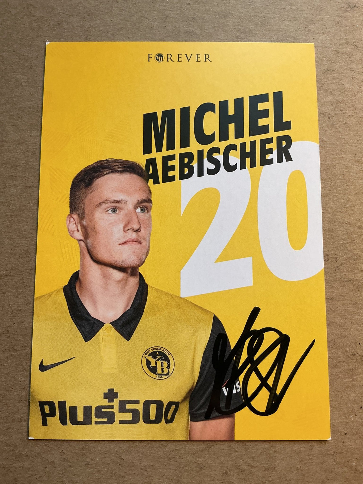 Michel Aebischer, Switzerland 🇨🇭 BSC Young Boys 2020/21 hand signed - Autographs-World