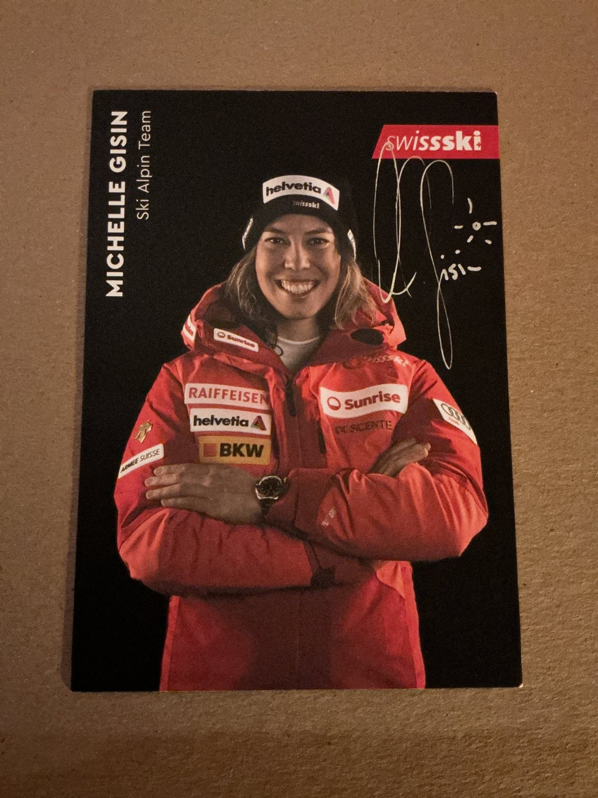 Michelle Gisin, Switzerland 🇨🇭 Alpin 2023/24 hand signed - Autographs-World