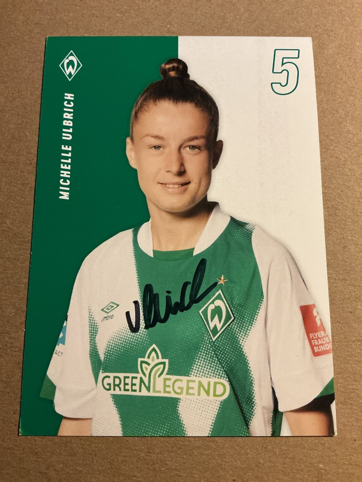 Michelle Ulbrich, Germany 🇩🇪 SV Werder Bremen 2022/23 hand signed - Autographs-World