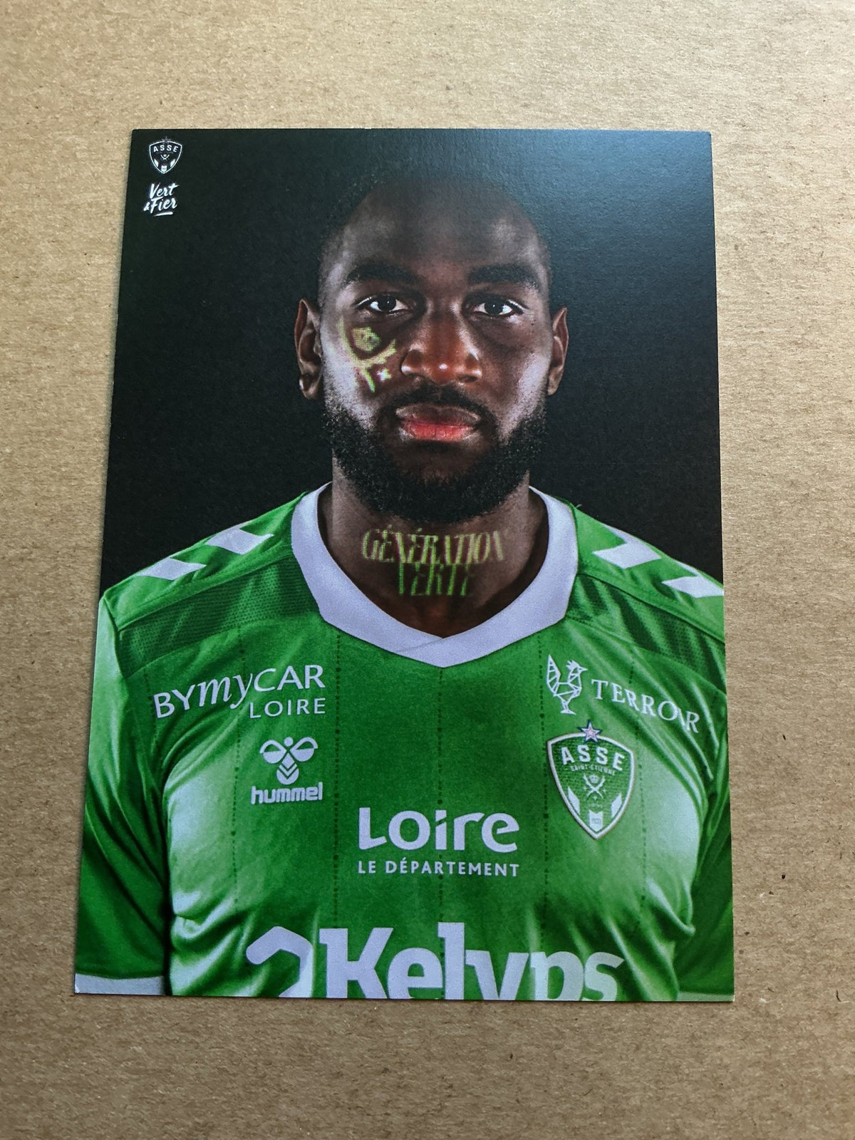 Mickael Nade, France 🇫🇷 AS Saint-Etienne 2024/25 hand signed - Autographs-World