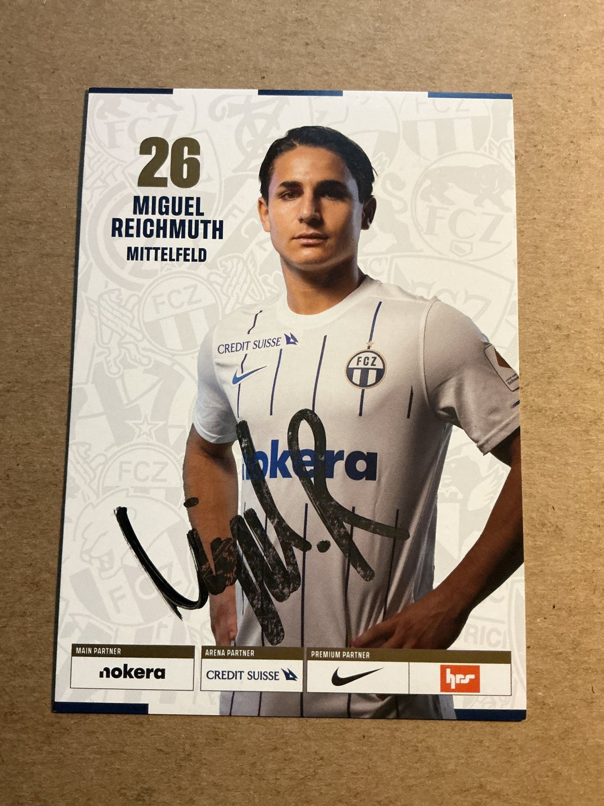 Miguel Reichmuth, Switzerland 🇨🇭 FC Zürich 2022/23 hand signed - Autographs-World