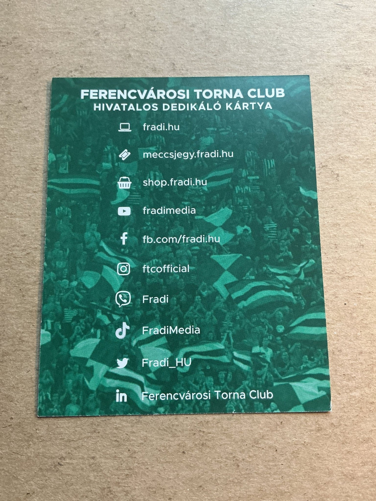Miha Blažič, Slovenia 🇸🇮 Ferencvaros TC 2021/22 hand signed - Autographs-World