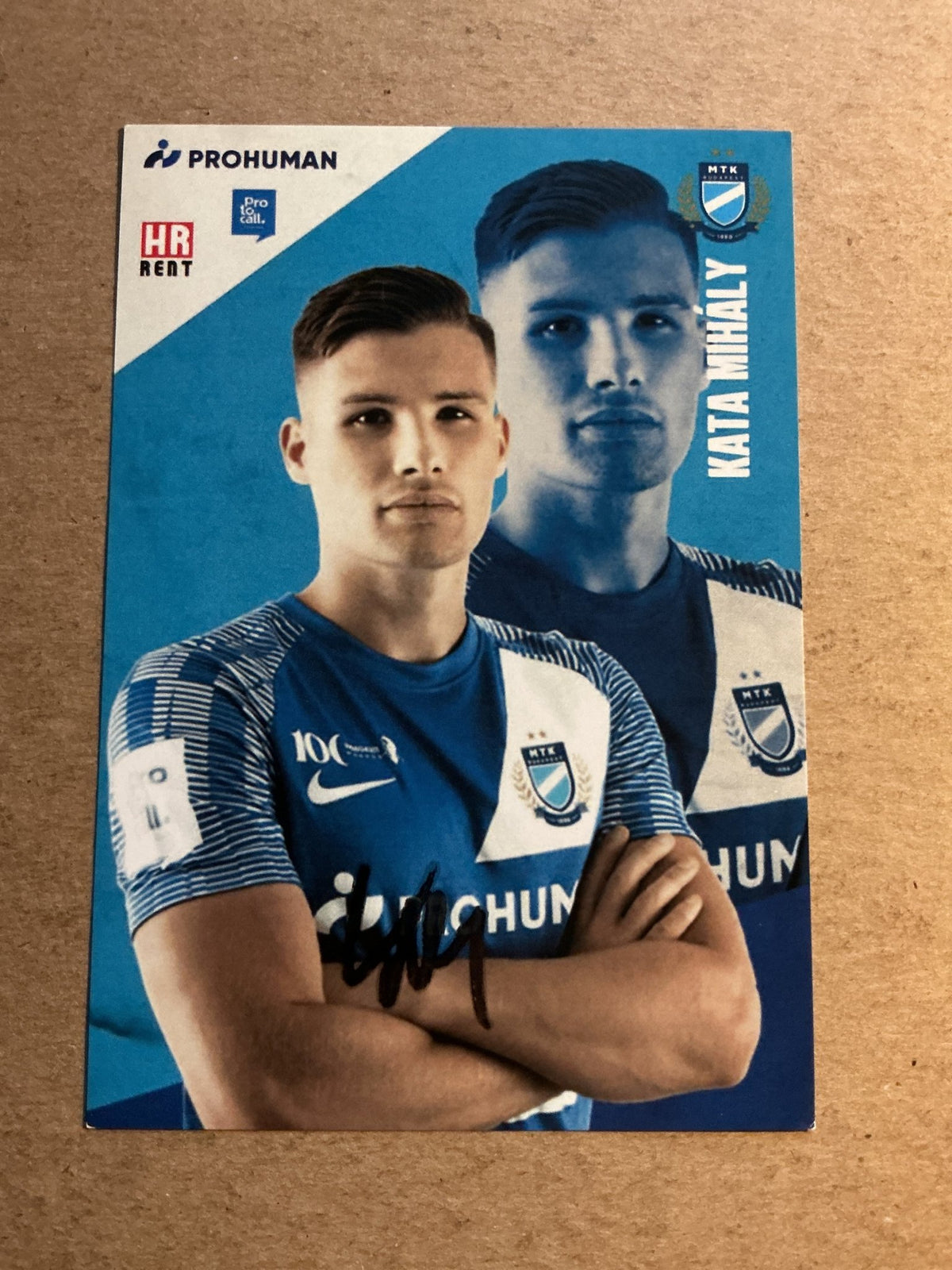 Mihály Kata, Hungary 🇭🇺 MTK Budapest 2022/23 hand signed - Autographs-World