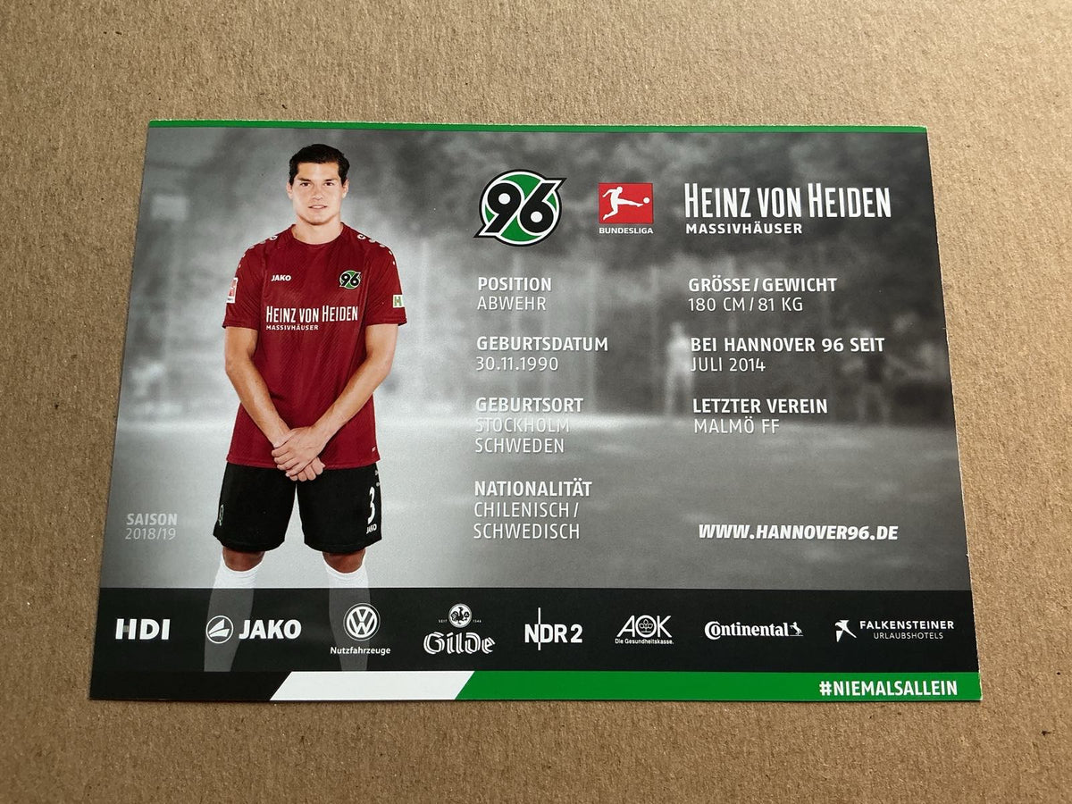 Miiko Albornoz, Chile 🇨🇱 Hannover 96 2018/19 hand signed - Autographs-World