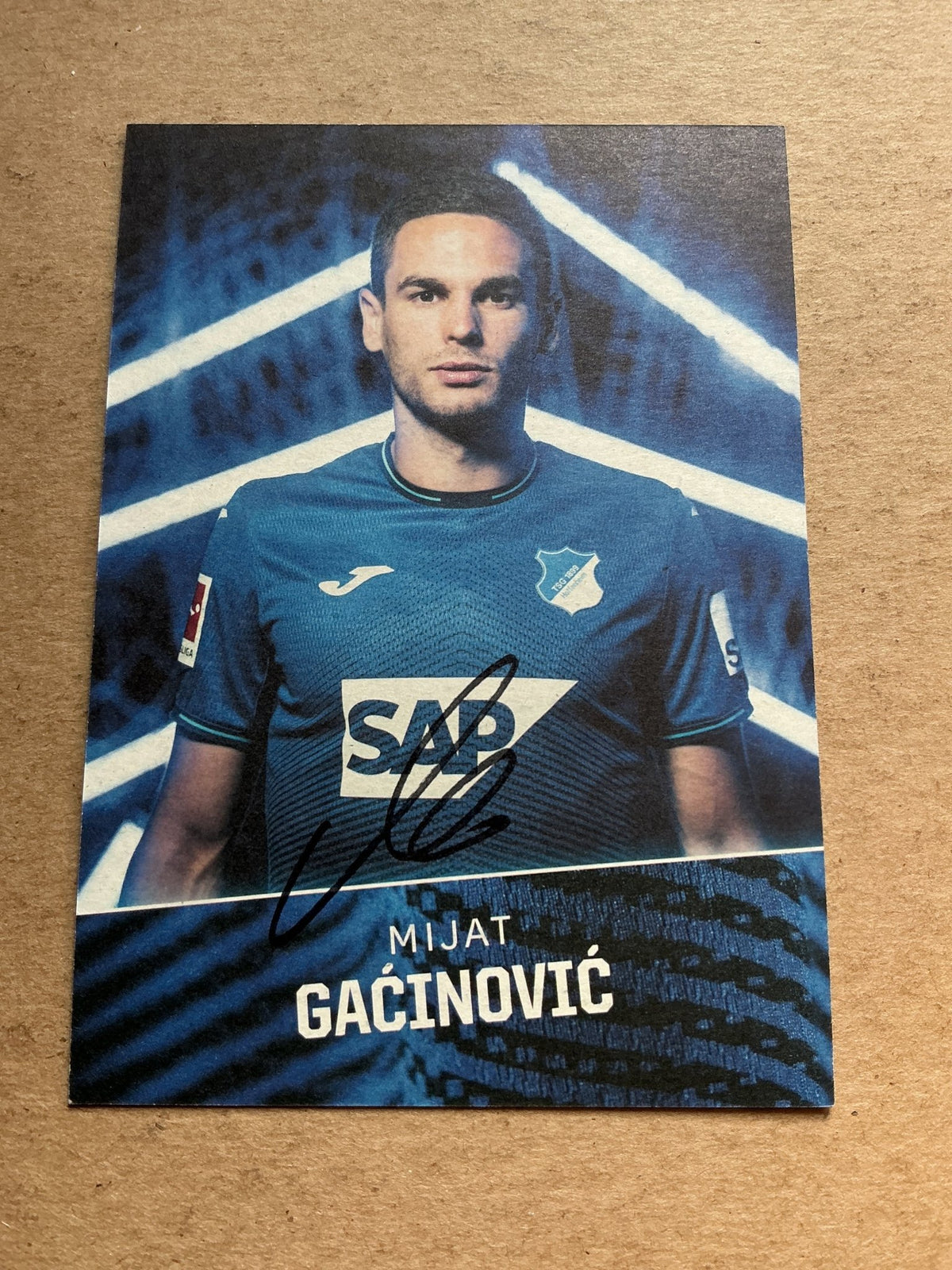 Mijat Gaćinović, Serbia 🇷🇸 TSG 1899 Hoffenheim 2021/22 hand signed - Autographs-World
