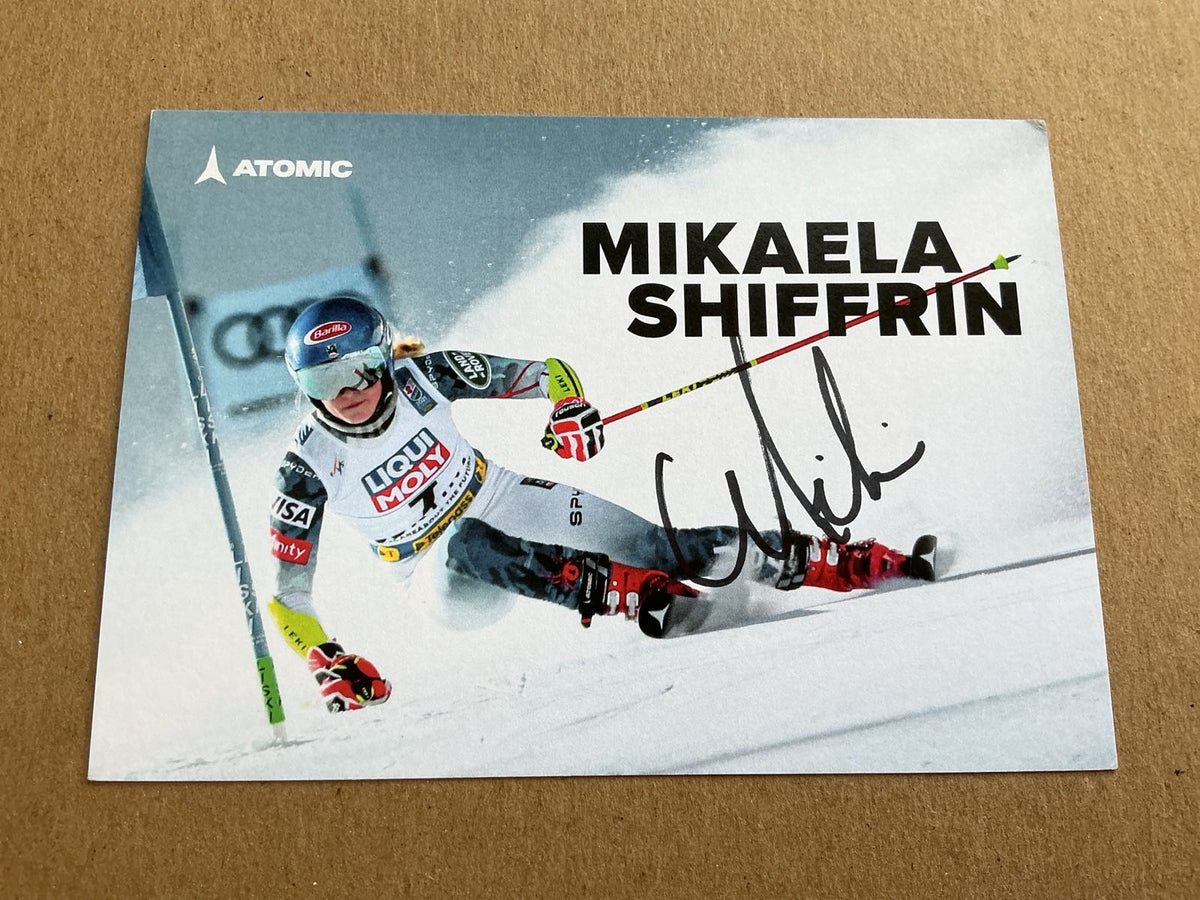 Mikaela Shiffrin, USA 🇺🇸 Alpine Winter 2022/23 hand signed - Autographs-World