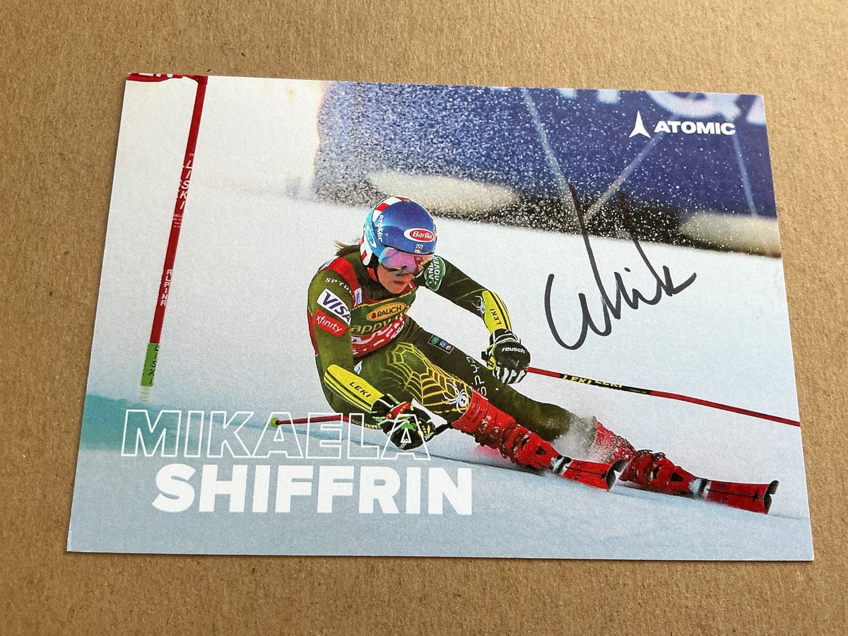 Mikaela Shiffrin, USA 🇺🇸 Alpine Winter 2022/23 hand signed - Autographs-World