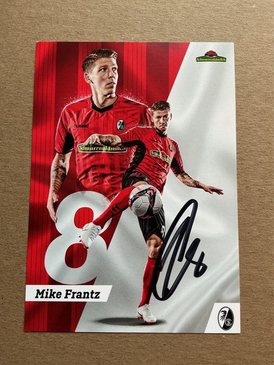 Mike Frantz, Germany 🇩🇪 SC Freiburg 2018/19 hand signed - Autographs-World
