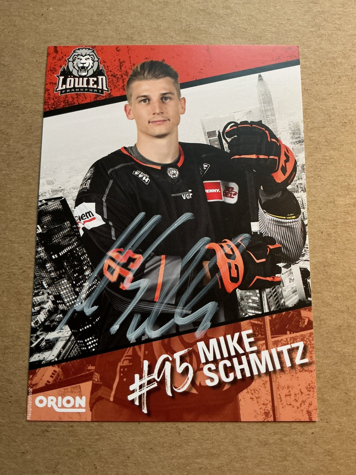 Mike Schmitz, Germany 🇩🇪 Löwen Frankfurt 2023/24 hand signed - Autographs-World