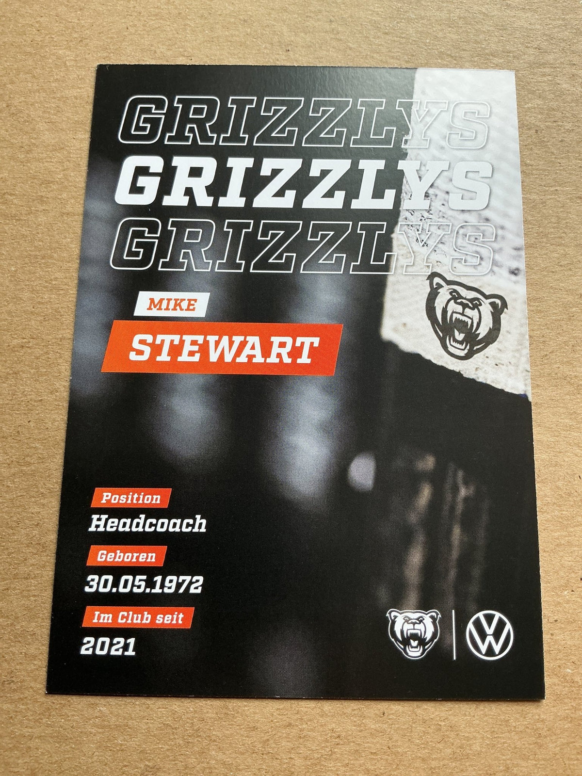 Mike Stewart, Canada 🇨🇦 Grizzlys Wolfsburg 2024/25 hand signed - Autographs-World