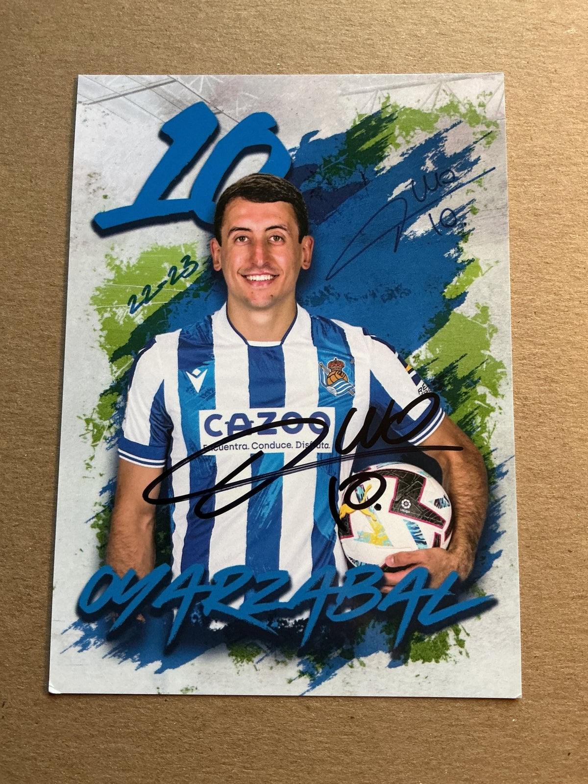 Mikel Oyarzabal, Spain 🇪🇸 Real Sociedad 2022/23 hand signed - Autographs-World