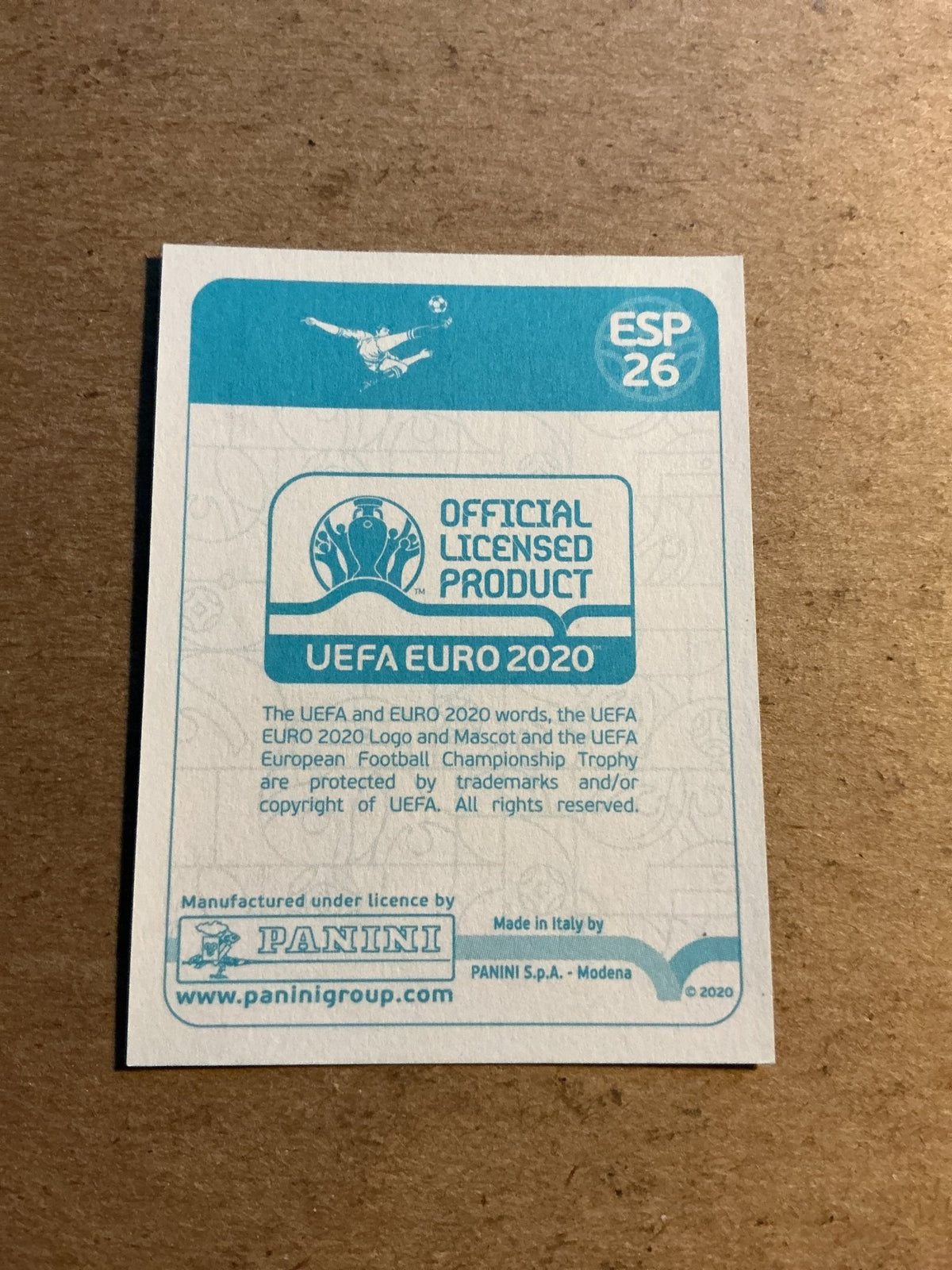 Mikel Oyarzabal, Spain 🇪🇸 UEFA Euro 2020 Panini hand signed - Autographs-World