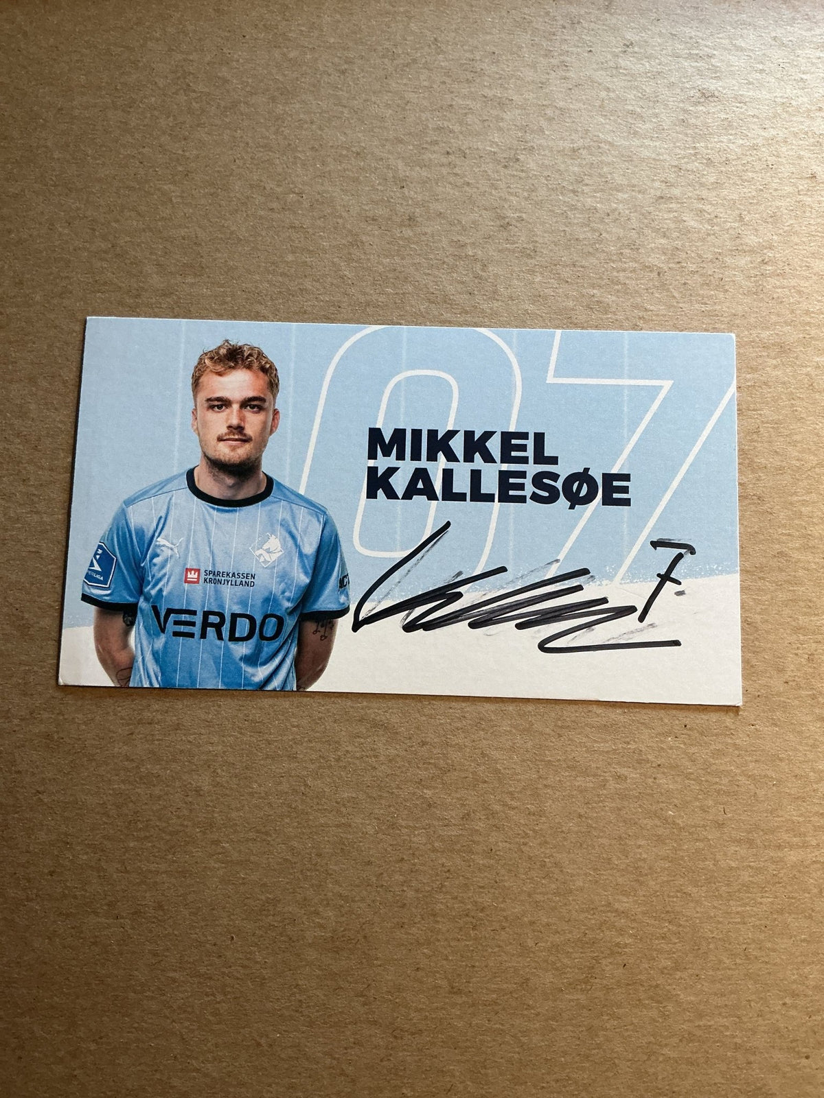 Mikkel Kallesøe, Denmark 🇩🇰 Randers FC 2023/24 hand signed - Autographs-World