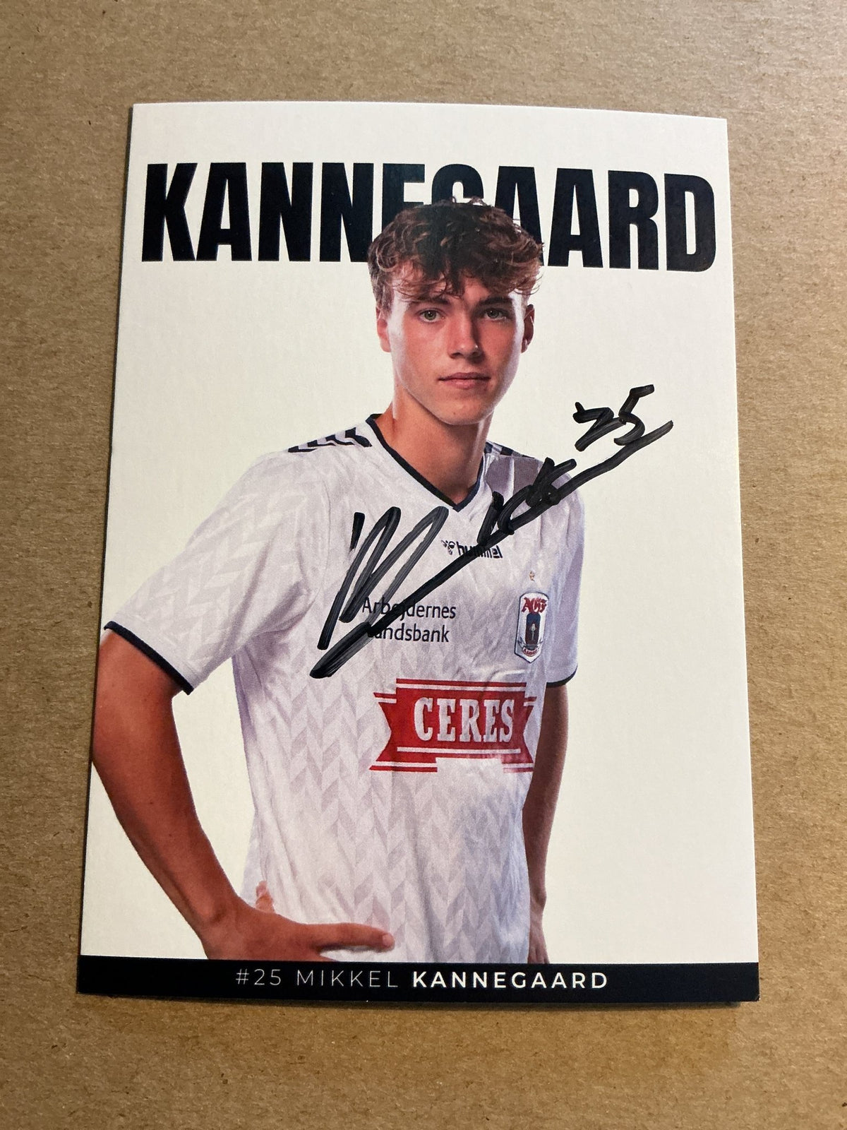 Mikkel Kannegaard, Denmark 🇩🇰 Aarhus GF 2023/24 hand signed - Autographs-World