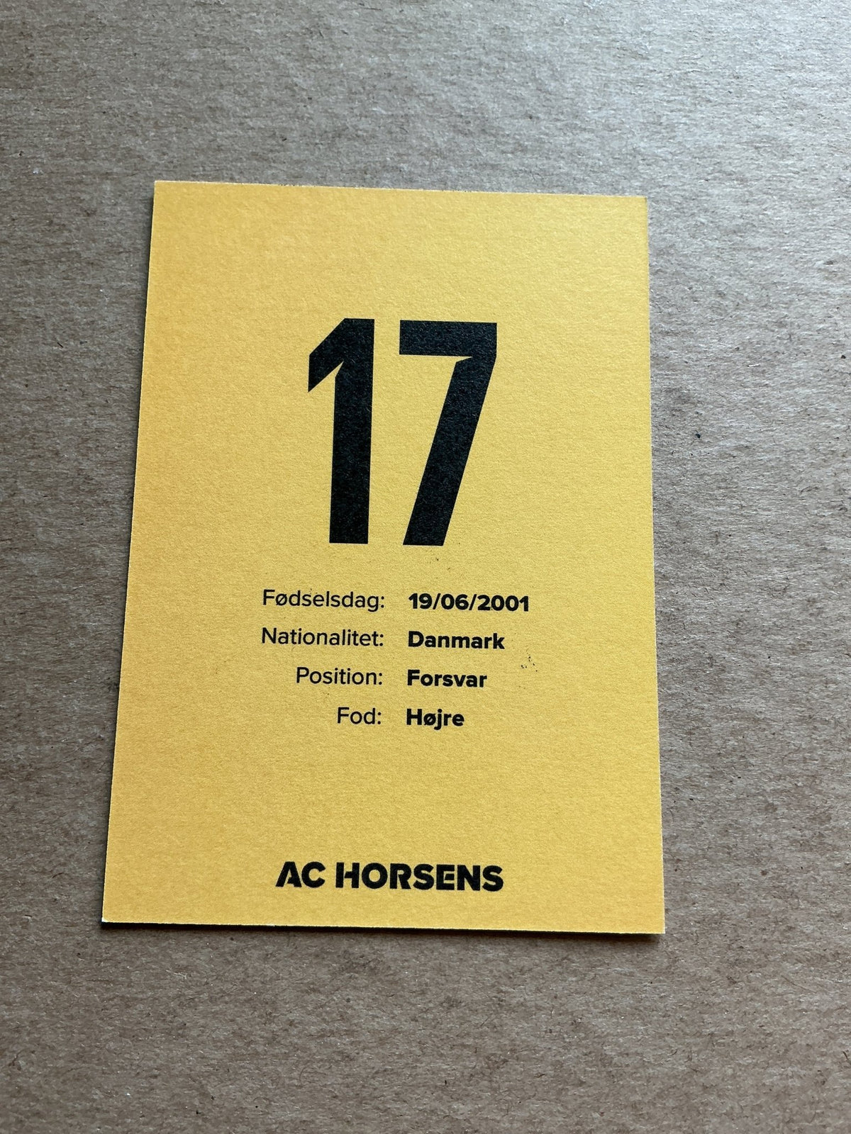 Mikkel Lassen, Denmark 🇩🇰 AC Horsens 2022/23 hand signed - Autographs-World