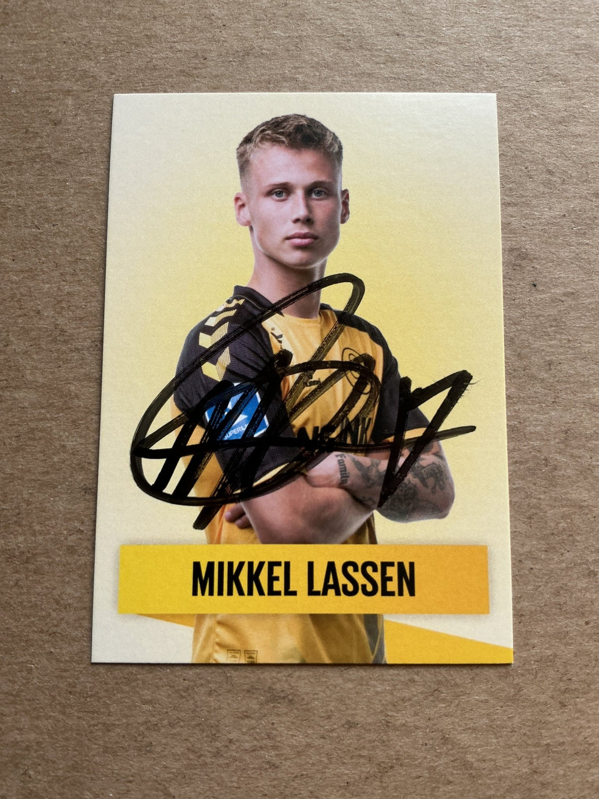 Mikkel Lassen, Denmark 🇩🇰 AC Horsens 2022/23 hand signed - Autographs-World