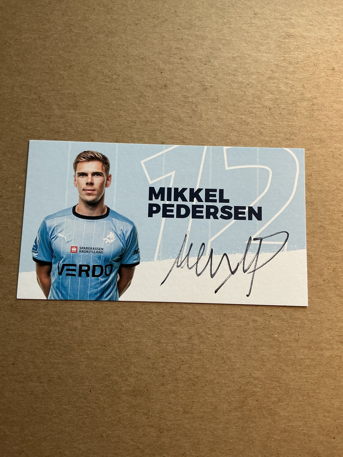 Mikkel Pedersen, Denmark 🇩🇰 Randers FC 2023/24 hand signed - Autographs-World