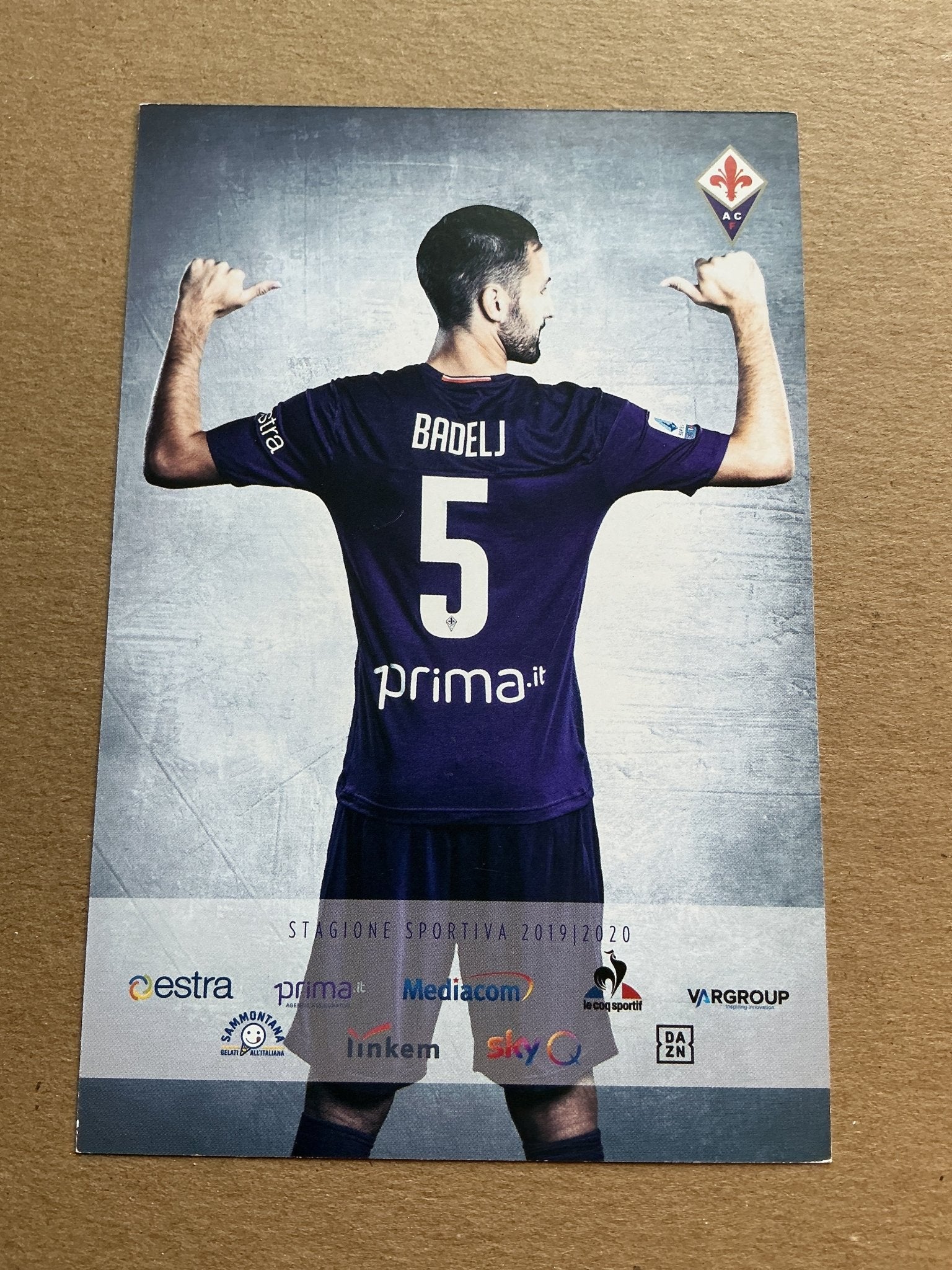 Milan Badelj, Croatia 🇭🇷 ACF Fiorentina 2019/20 hand signed - Autographs-World