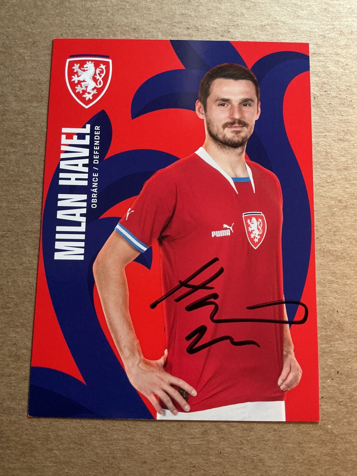 Milan Havel, Czech Republic 🇨🇿 2022 Viktoria Pilsen hand signed - Autographs-World