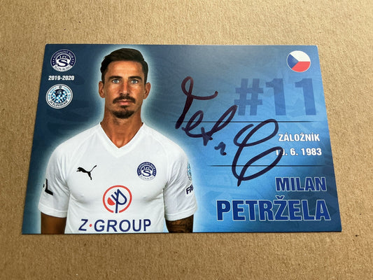 Milan Petržela, Czech Republic 🇨🇿 1. FC Slovacko 2019/20 hand signed - Autographs-World