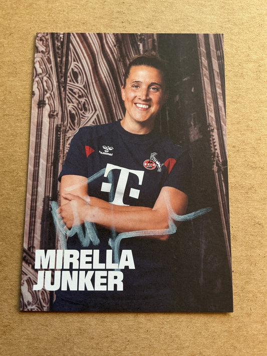 Mirella Junker, Germany 🇩🇪 1.FC Köln 2023/24 hand signed - Autographs-World