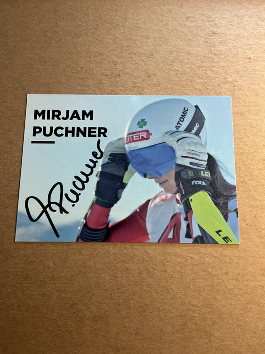 Mirjam Puchner, Austria 🇦🇹 Alpine Winter Sports 2024/25 hand signed - Autographs-World