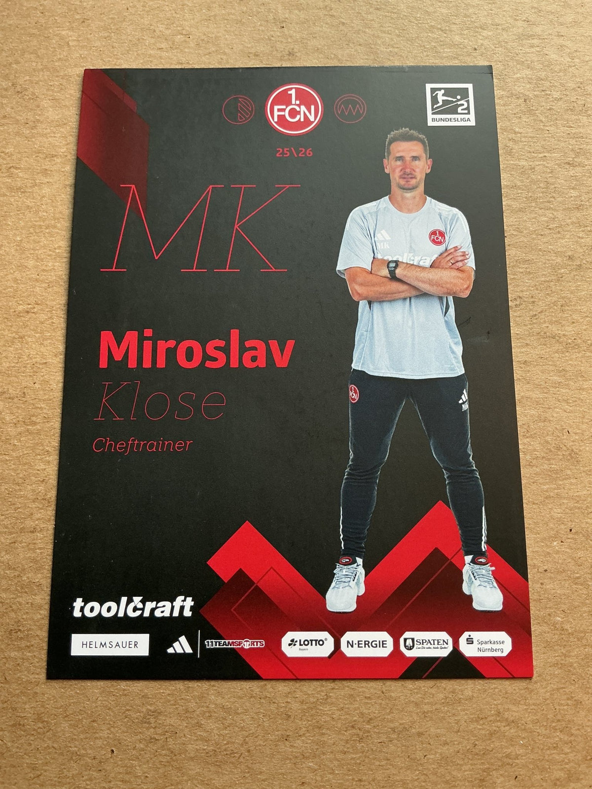 Miroslav Klose, Germany 🇩🇪 1.FC Nürnberg 2025/26 hand signed - Autographs-World