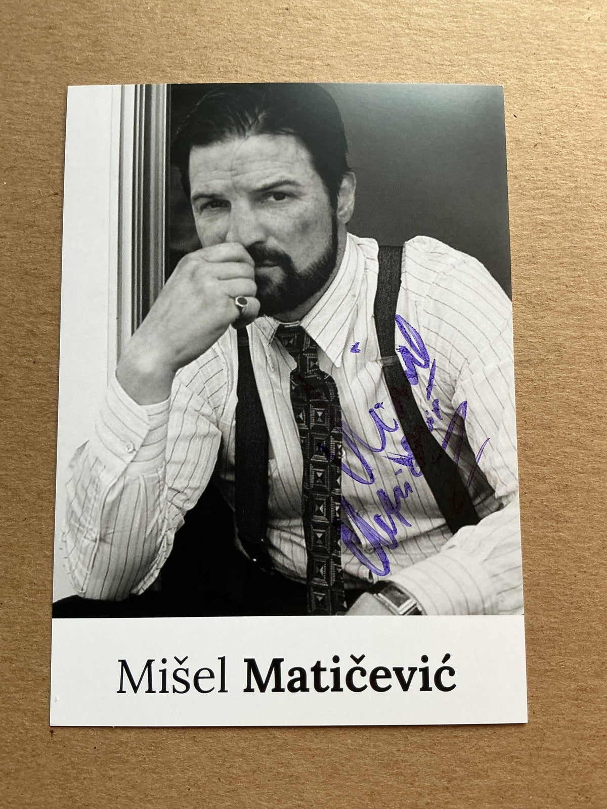 Mišel Matičević, Germany 🇩🇪 Actor 2024 hand signed - Autographs-World