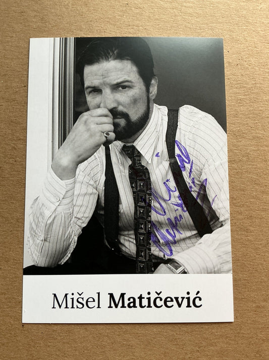 Mišel Matičević, Germany 🇩🇪 Actor 2024 hand signed - Autographs-World