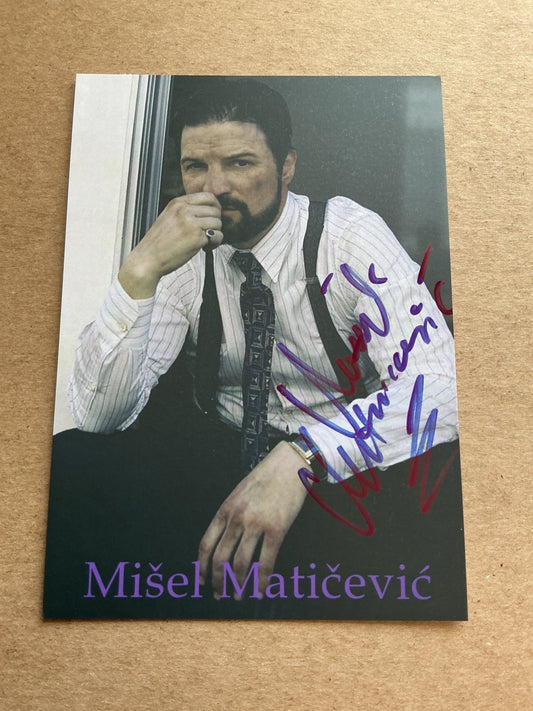 Misel Maticevic, Germany 🇩🇪 Actor 2025 hand signed - Autographs-World