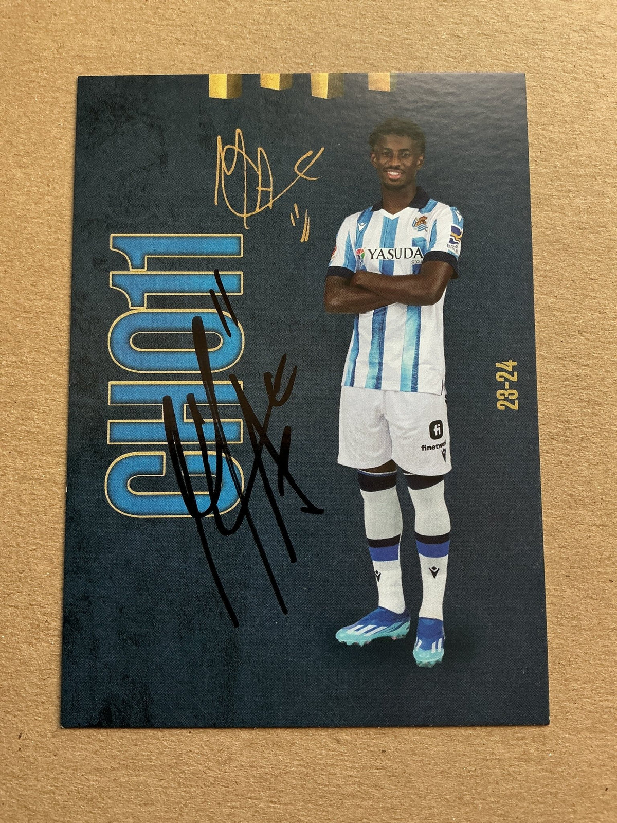 Mohamed-Ali Cho, France 🇫🇷 Real Sociedad 2023/24 hand signed - Autographs-World