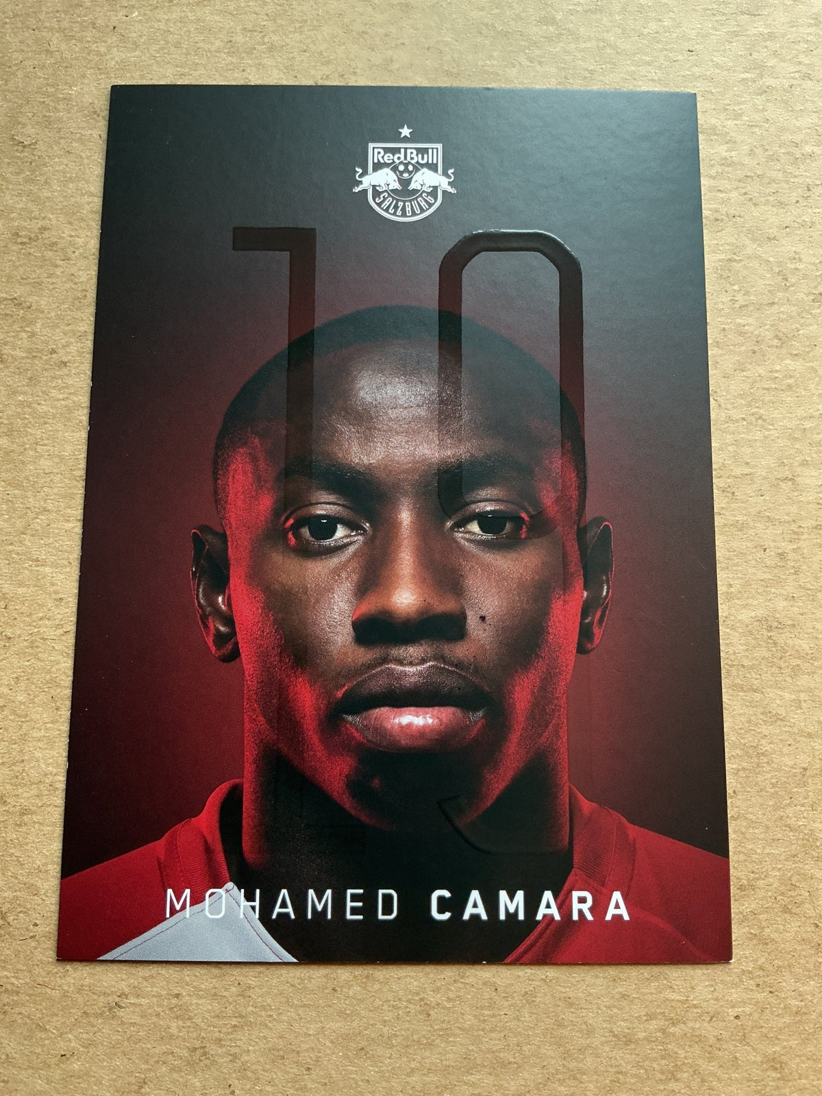 Mohamed Camara, Mali 🇲🇱 Red Bull Salzburg 2020/21 hand signed - Autographs-World