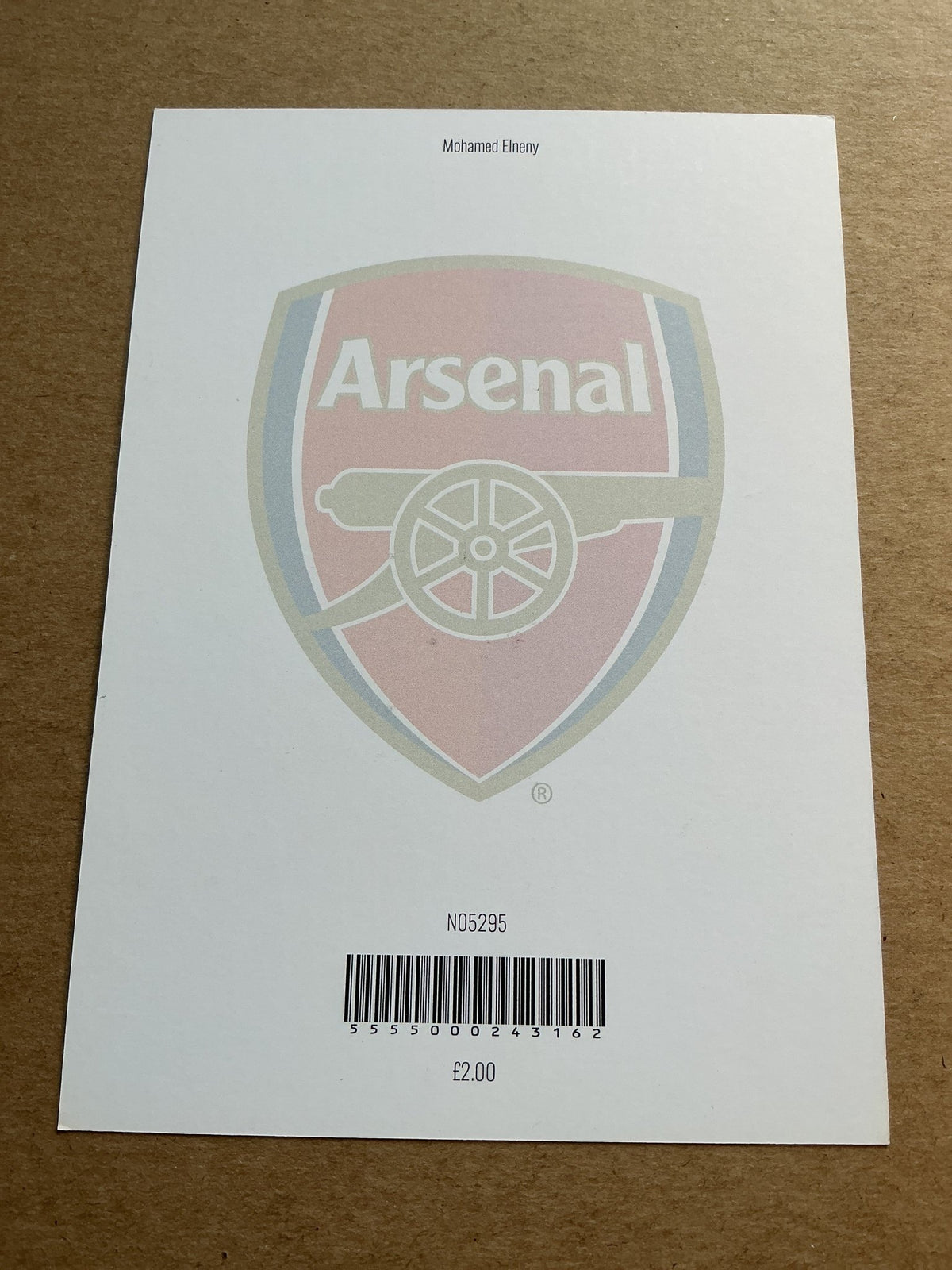 Mohamed Elneny, Egypt 🇪🇬 Arsenal FC 2022/23 hand signed - Autographs-World