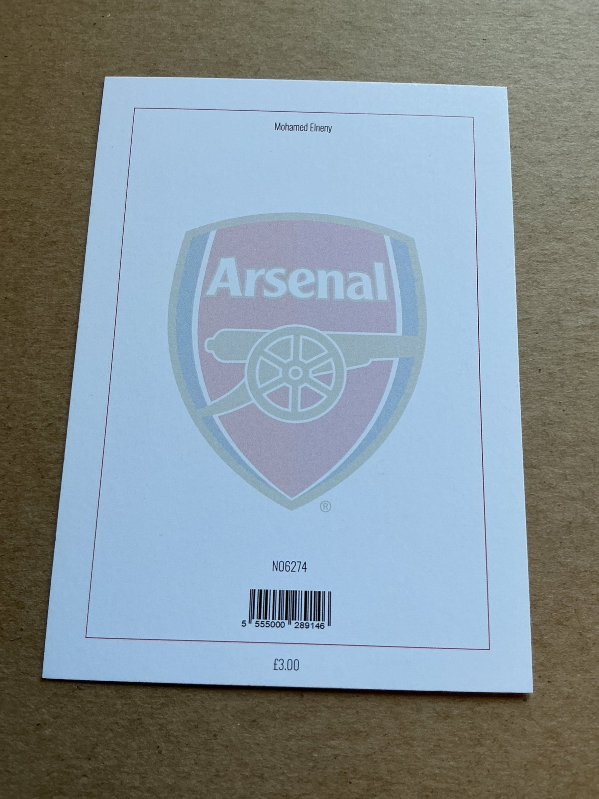Mohamed Elneny, Egypt 🇪🇬 Arsenal FC 2023/24 hand signed - Autographs-World