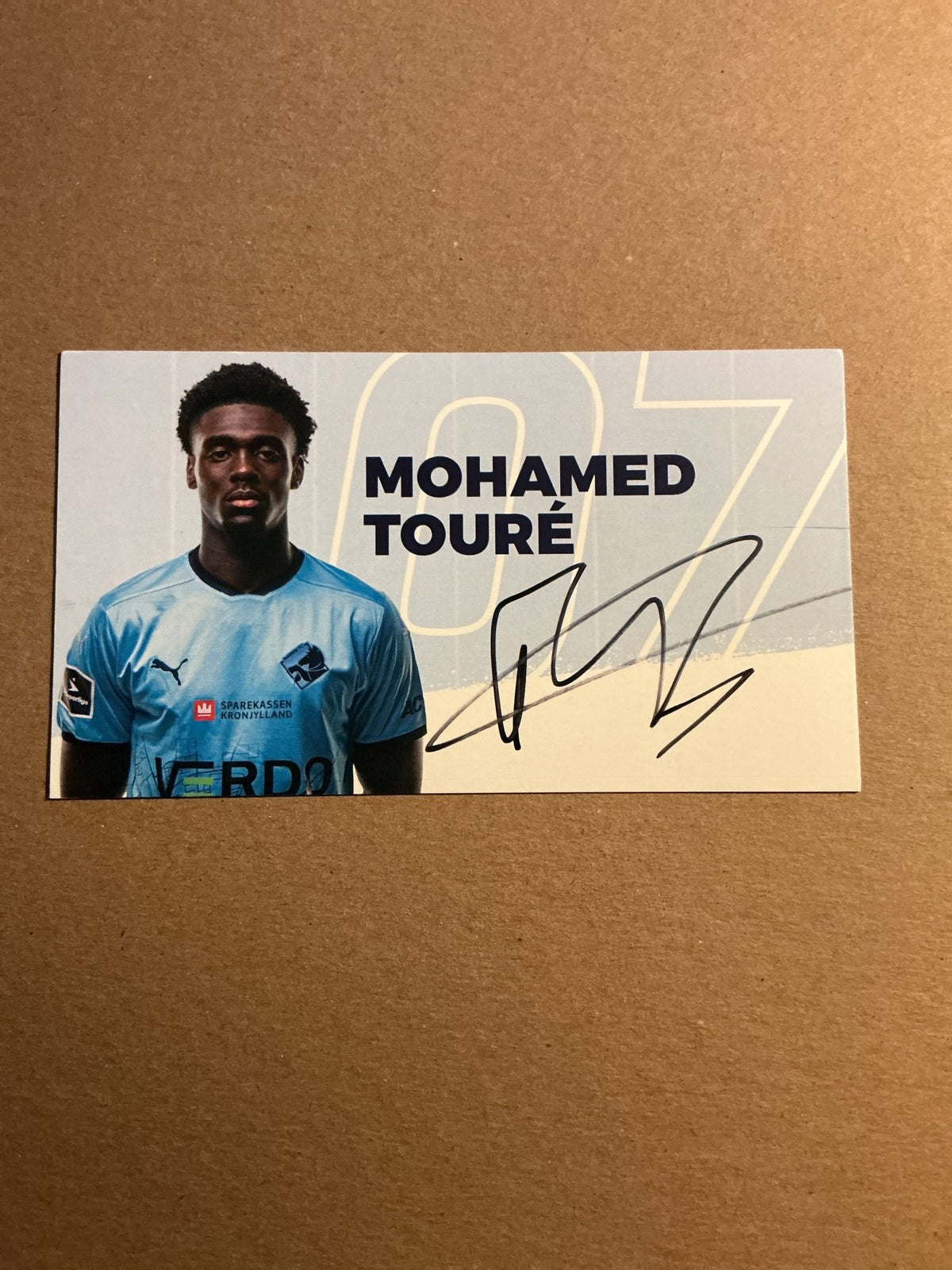 Mohamed Touré, Australia 🇦🇺 Randers FC 2024/25 hand signed - Autographs-World