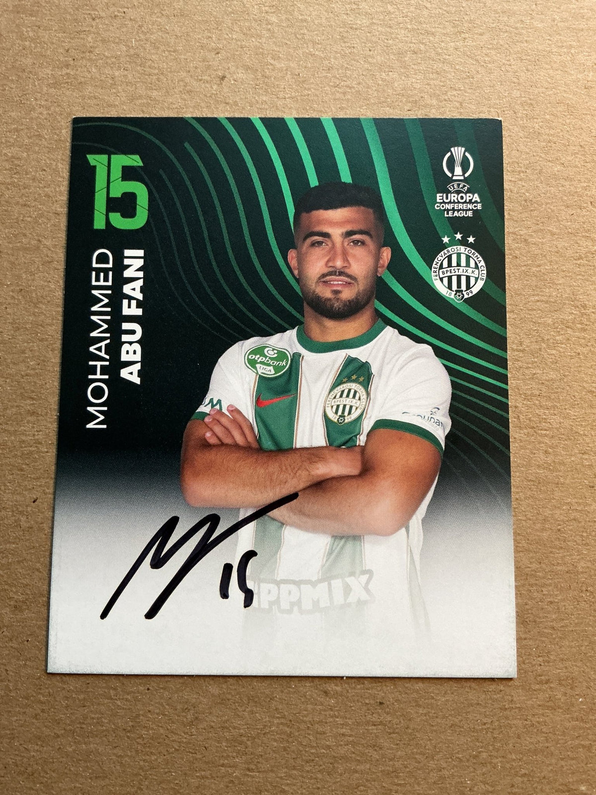 Mohammed Abu Fani, Israel 🇮🇱 Ferencváros TC 2023/24 hand signed - Autographs-World