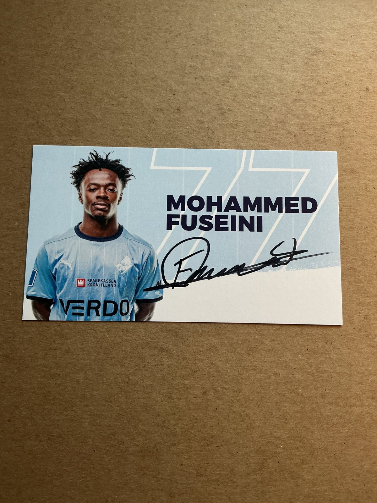 Mohammed Fuseini, Ghana 🇬🇭 Randers FC 2023/24 hand signed - Autographs-World