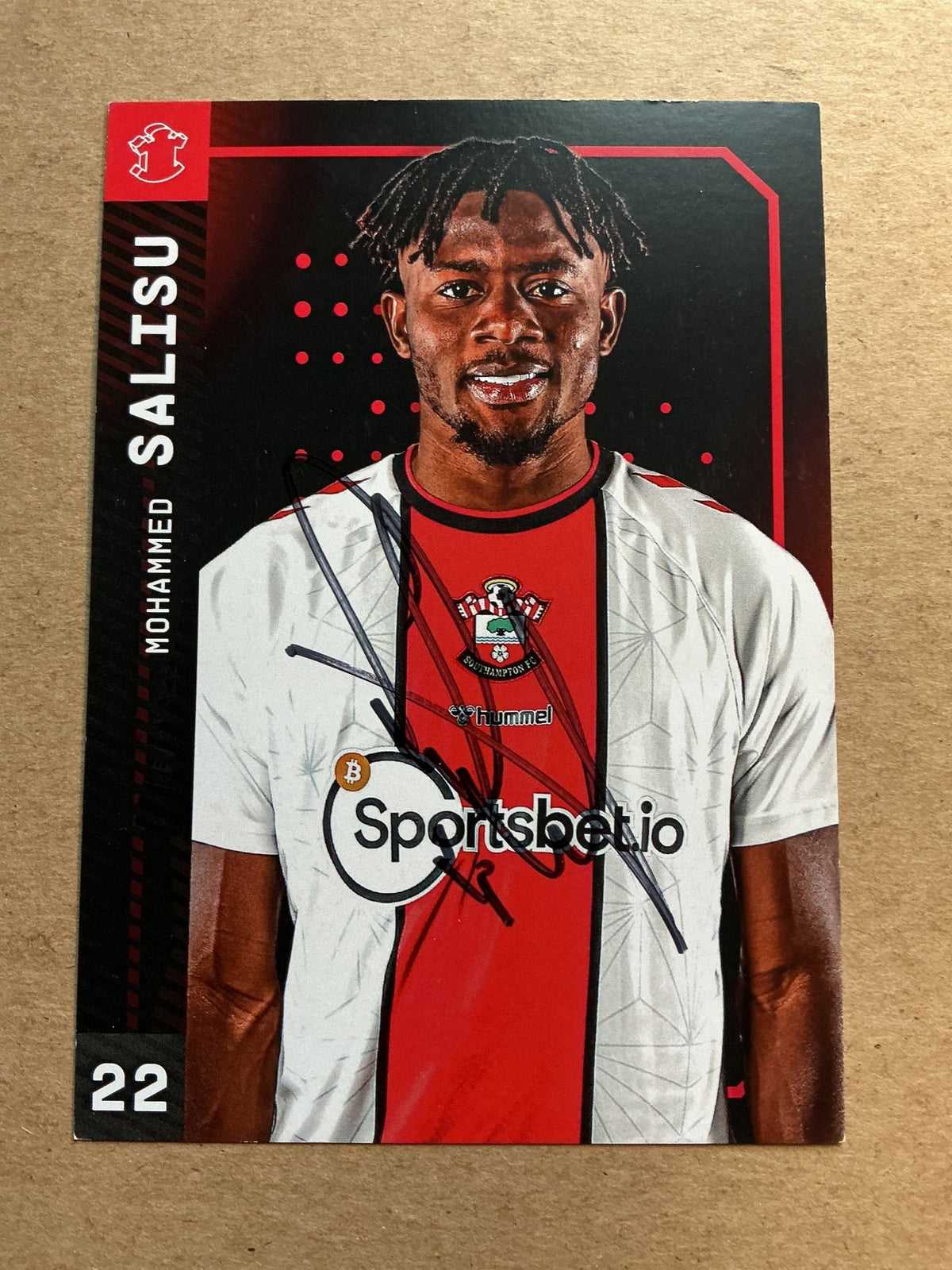 Mohammed Salisu, Ghana 🇬🇭 Southampton FC 2022/23 hand signed - Autographs-World
