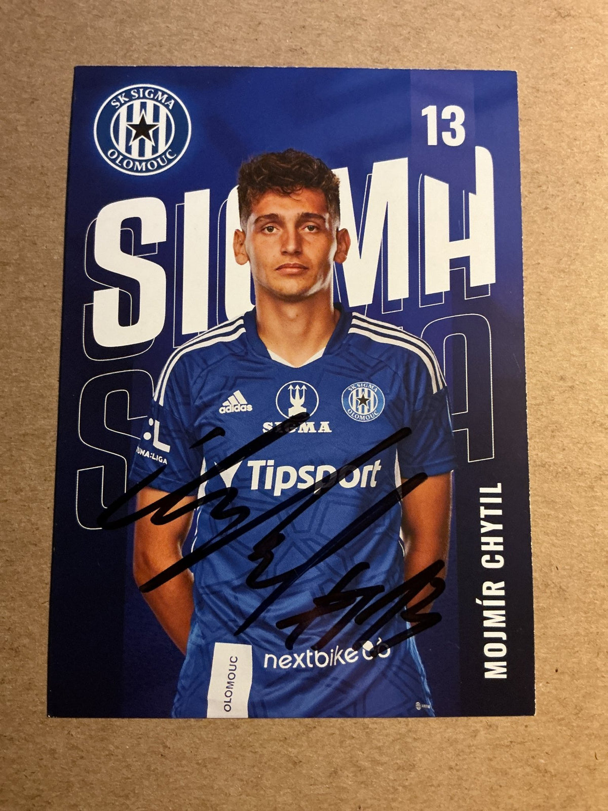 Mojmír Chytil, Czech Republic 🇨🇿 SK Sigma Olomouc 2022/23 hand signed - Autographs-World