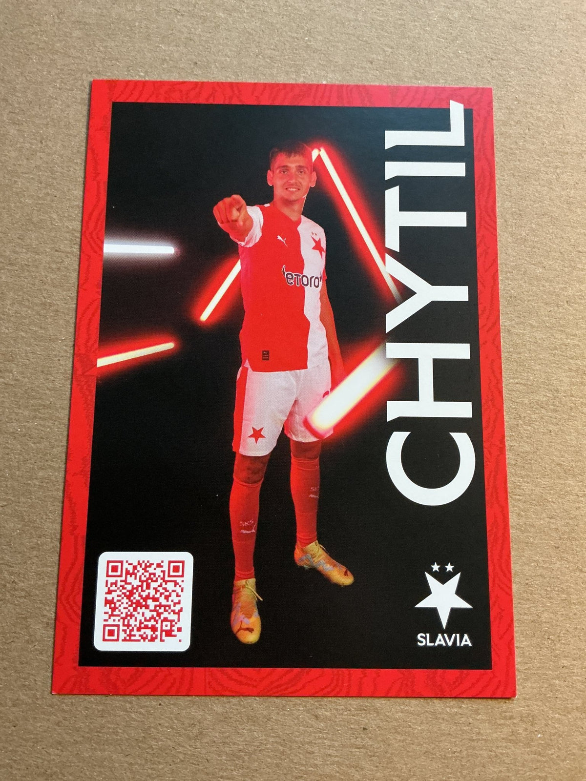 Mojmír Chytil, Czech Republic 🇨🇿 SK Slavia Prague 2023/24 hand signed - Autographs-World