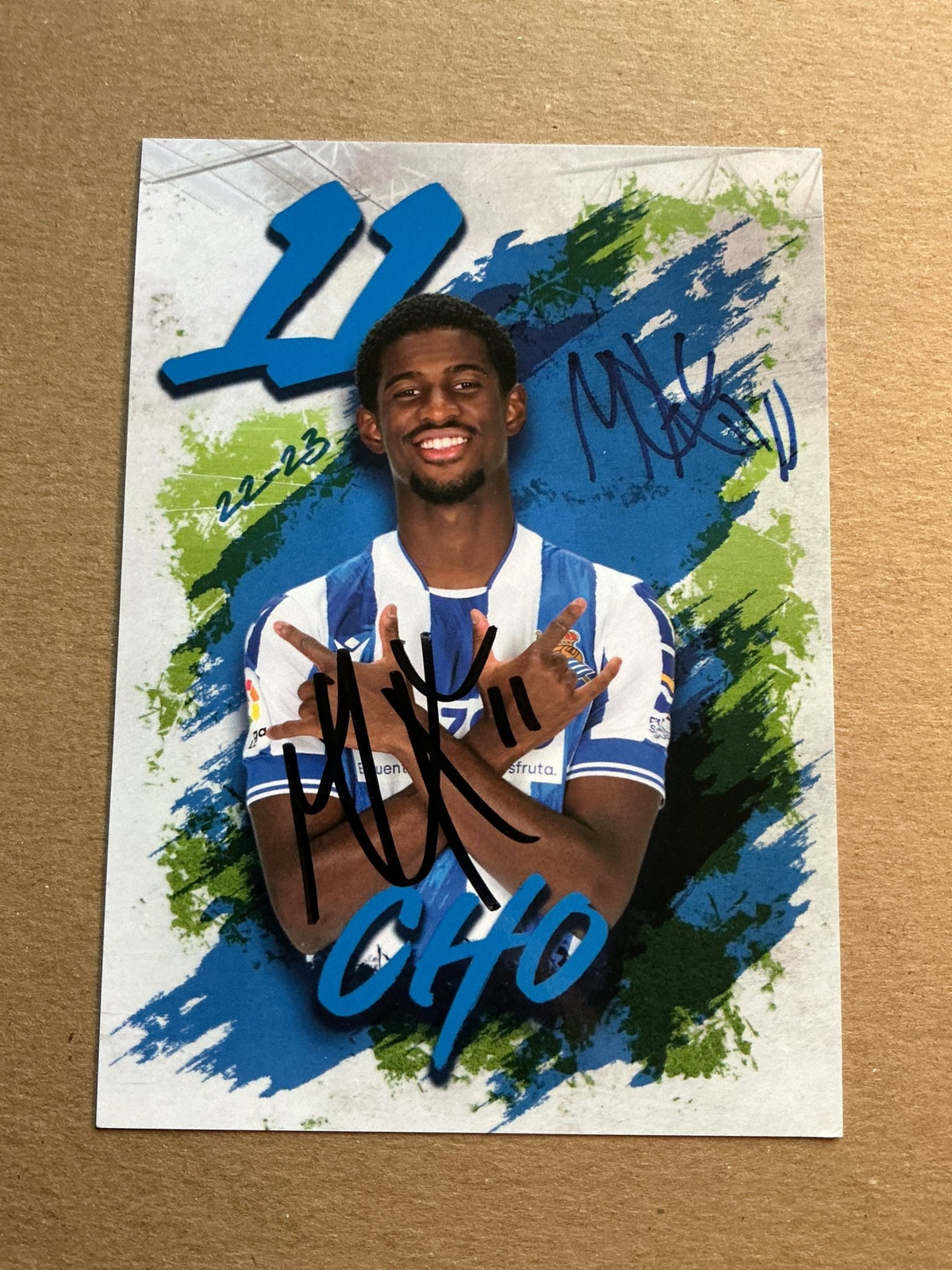 Momo Cho, France 🇫🇷 Real Sociedad 2022/23 hand signed - Autographs-World