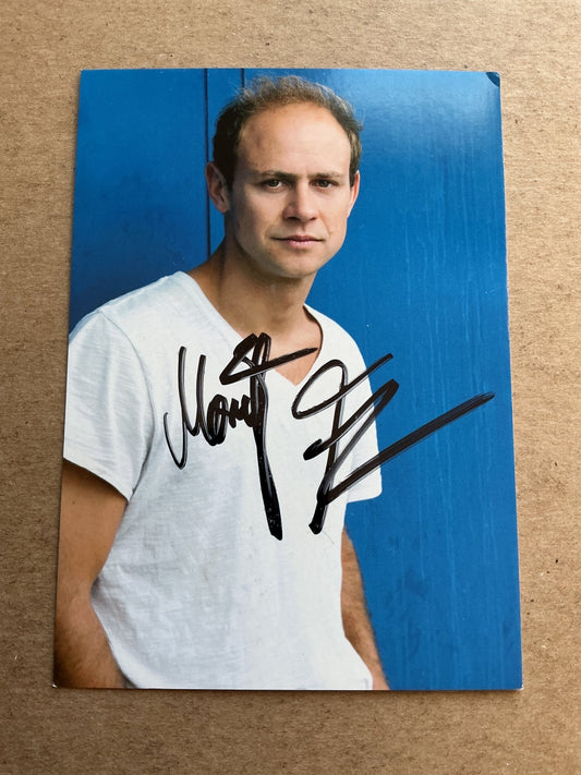 Moritz Führmann, Germany 🇩🇪 Actor 2025 hand signed - Autographs-World