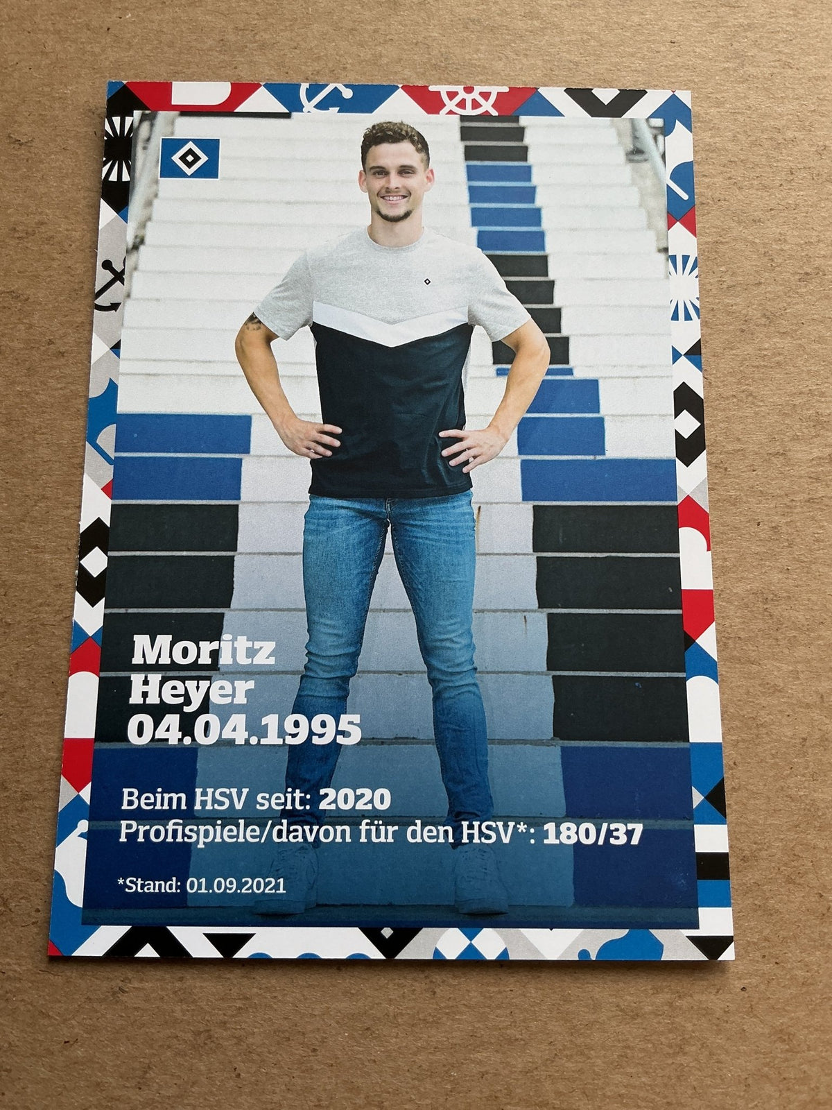 Moritz Heyer, Germany 🇩🇪 Hamburger SV 2021/22 hand signed - Autographs-World