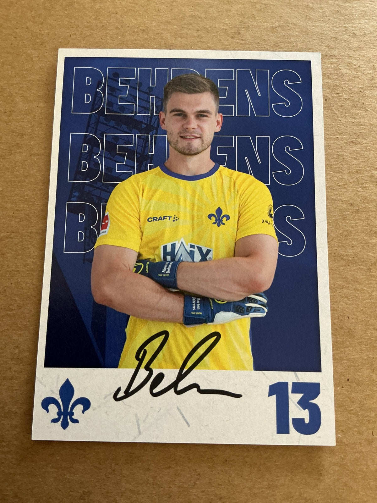 Morten Behrens, Germany 🇩🇪 SV Darmstadt 98 2023/24 hand signed - Autographs-World