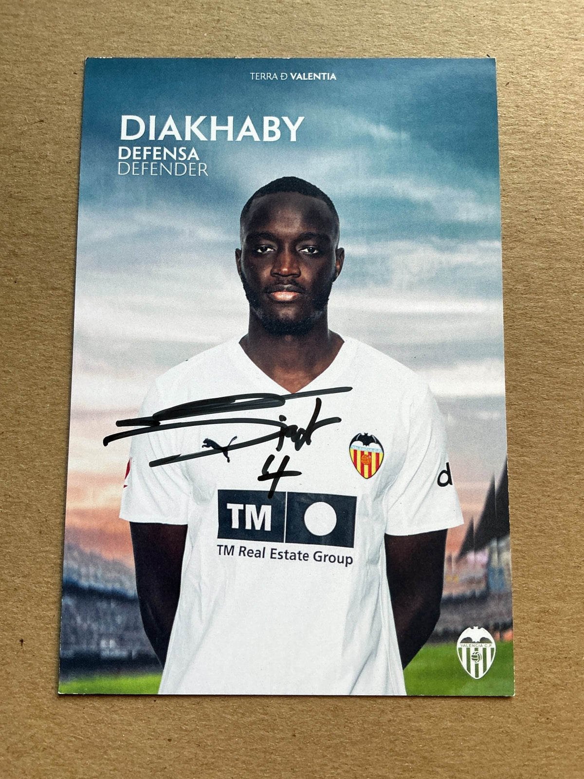 Mouctar Diakhaby, Guinea 🇬🇳 Valencia CF 2025/26 hand signed - Autographs-World