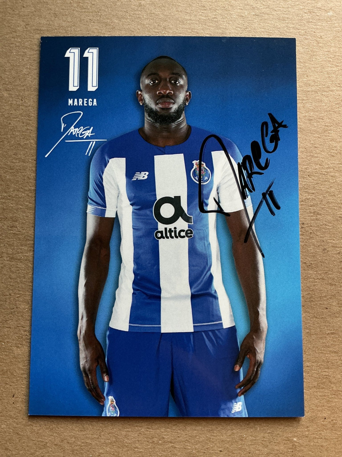 Moussa Marega, Mali 🇲🇱 FC Porto 2019/20 hand signed - Autographs-World